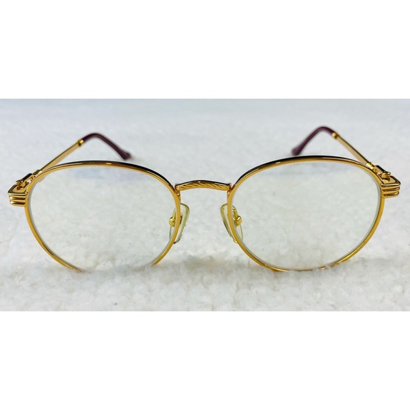 VINTAGE FRAMES • Limited Edition 18k Signature Series Round Prescription Glasses - Picture 4 of 16
